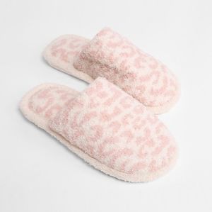 Walking on a Cloud Pink Leopard Slippers